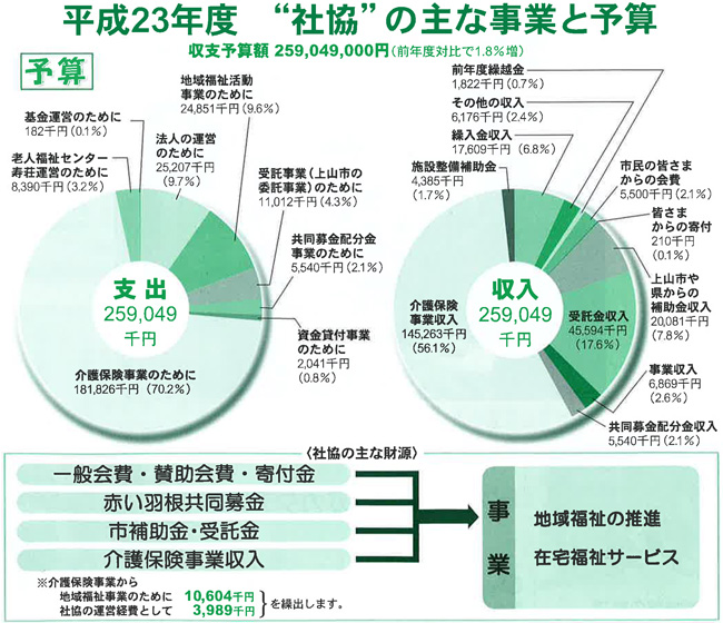 収支予算グラフ
