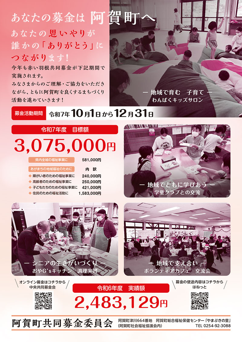 赤い羽根共同募金