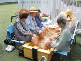 サンライズ大浜 足湯