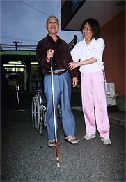 外出介護中