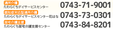 0743-71-9001 0743-84-8201