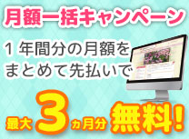 月額一括キャンペーン