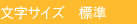 文字サイズ標準