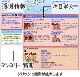 トップページから検索する